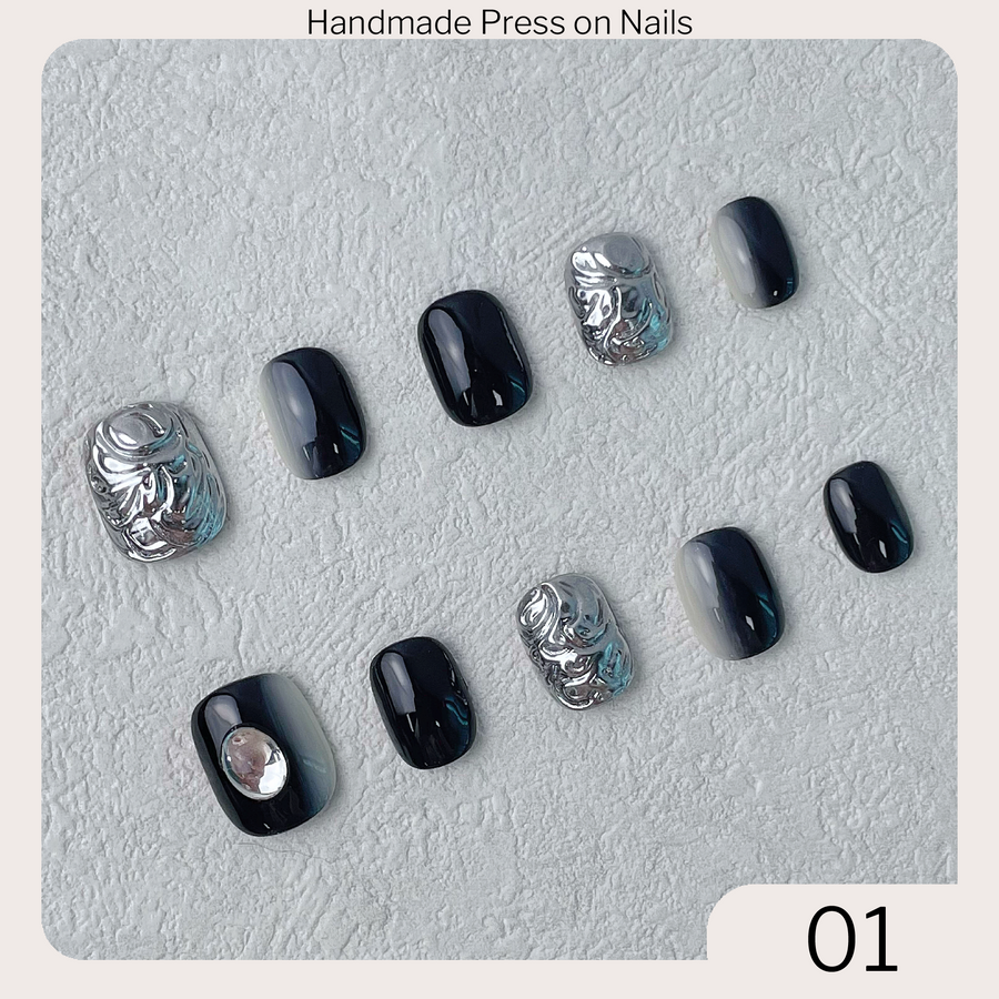 01 Handmade Press on Nails 10pcs