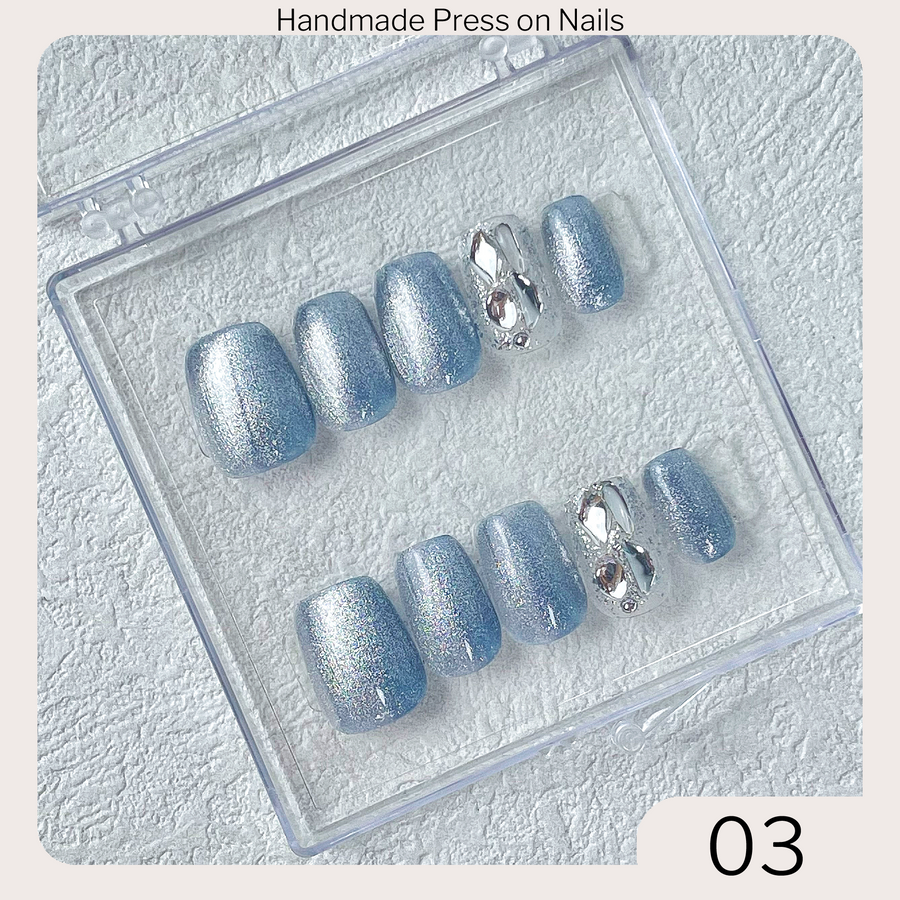 03 Handmade Press on Nails 10pcs