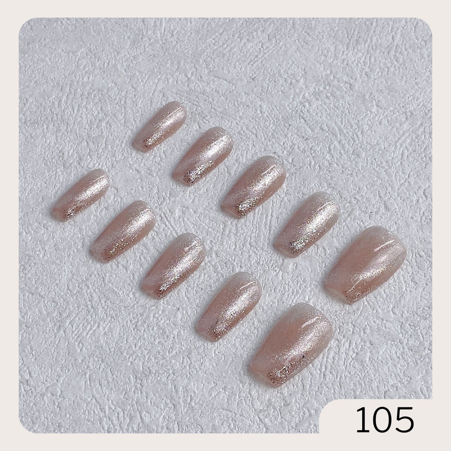 105 Handmade Press on Nails 10pcs