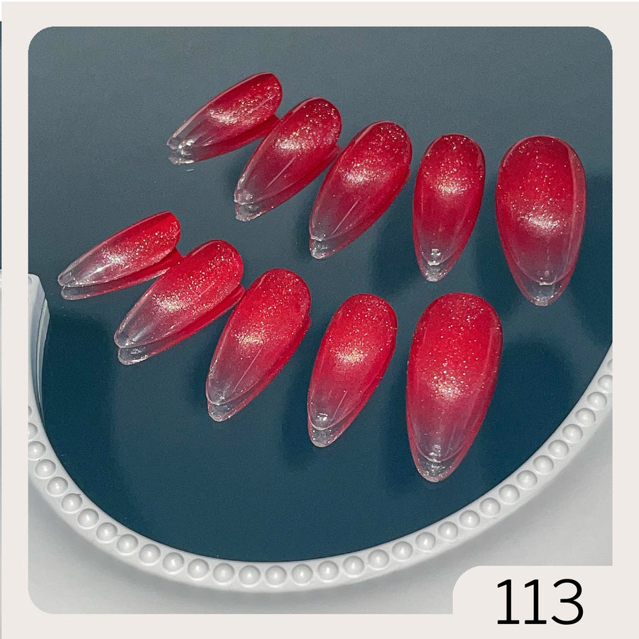 [113]24Pcs Press on Nails & Tool Kit