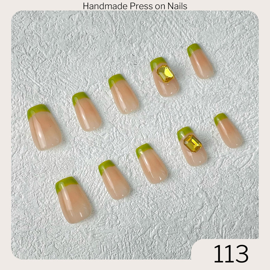 113 Handmade Press on Nails 10pcs