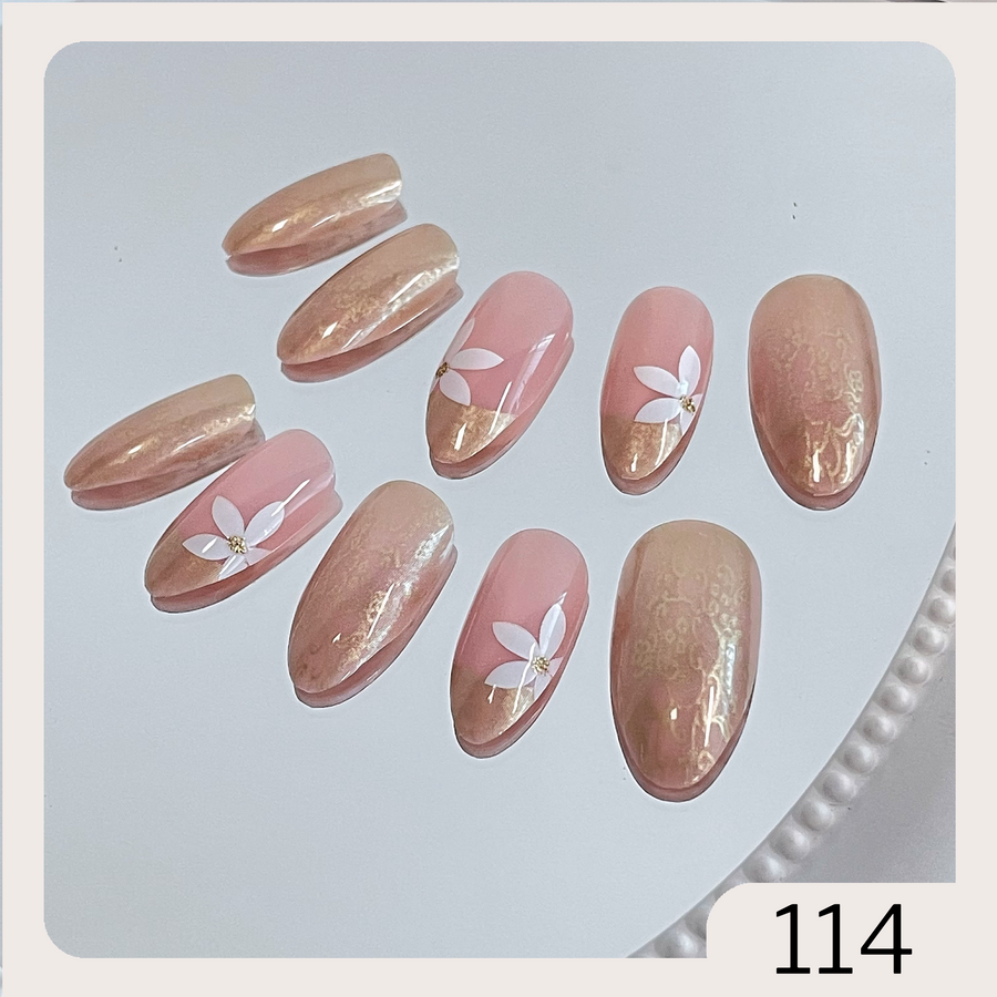 [114]24Pcs Press on Nails & Tool Kit