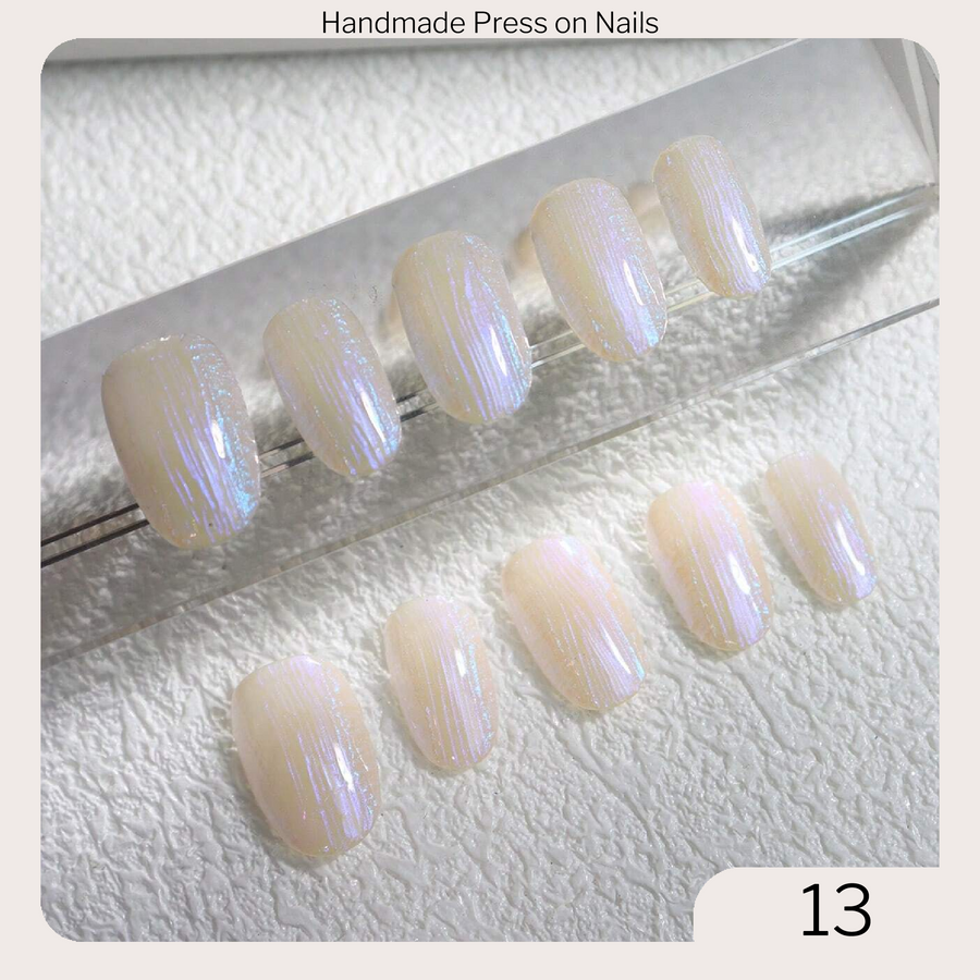 13 Handmade Press on Nails 10pcs