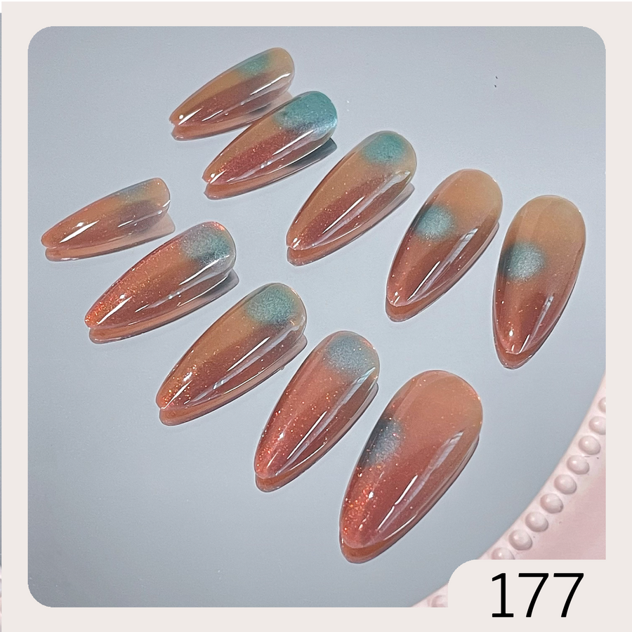 [177]24Pcs Press on Nails & Tool Kit