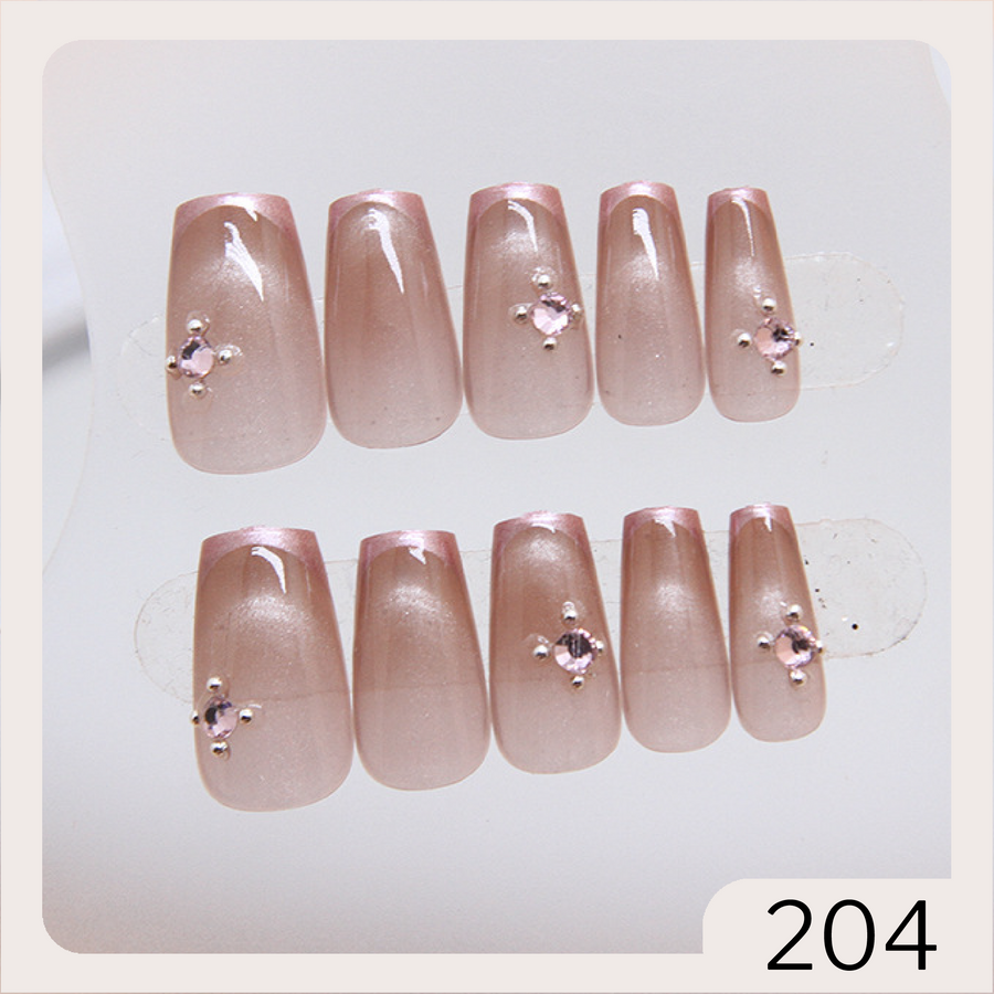 [204]24Pcs Press on Nails & Tool Kit