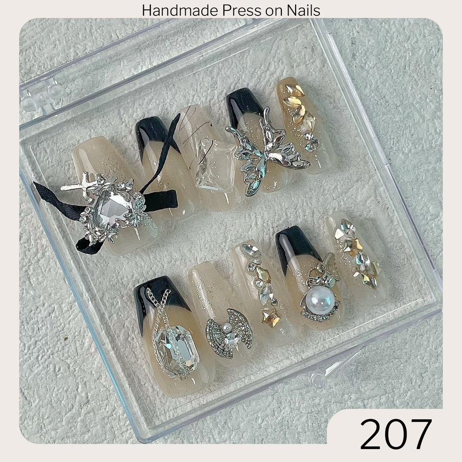 207 Handmade Press on Nails 10pcs