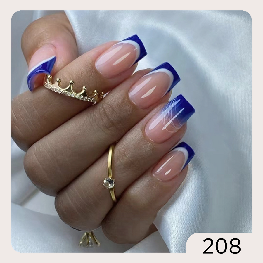 [208]24Pcs Press on Nails & Tool Kit