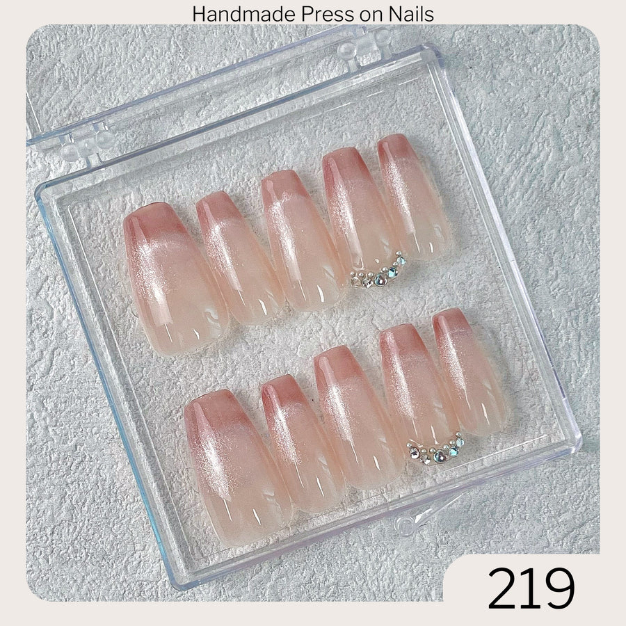 219 Handmade Press on Nails 10pcs