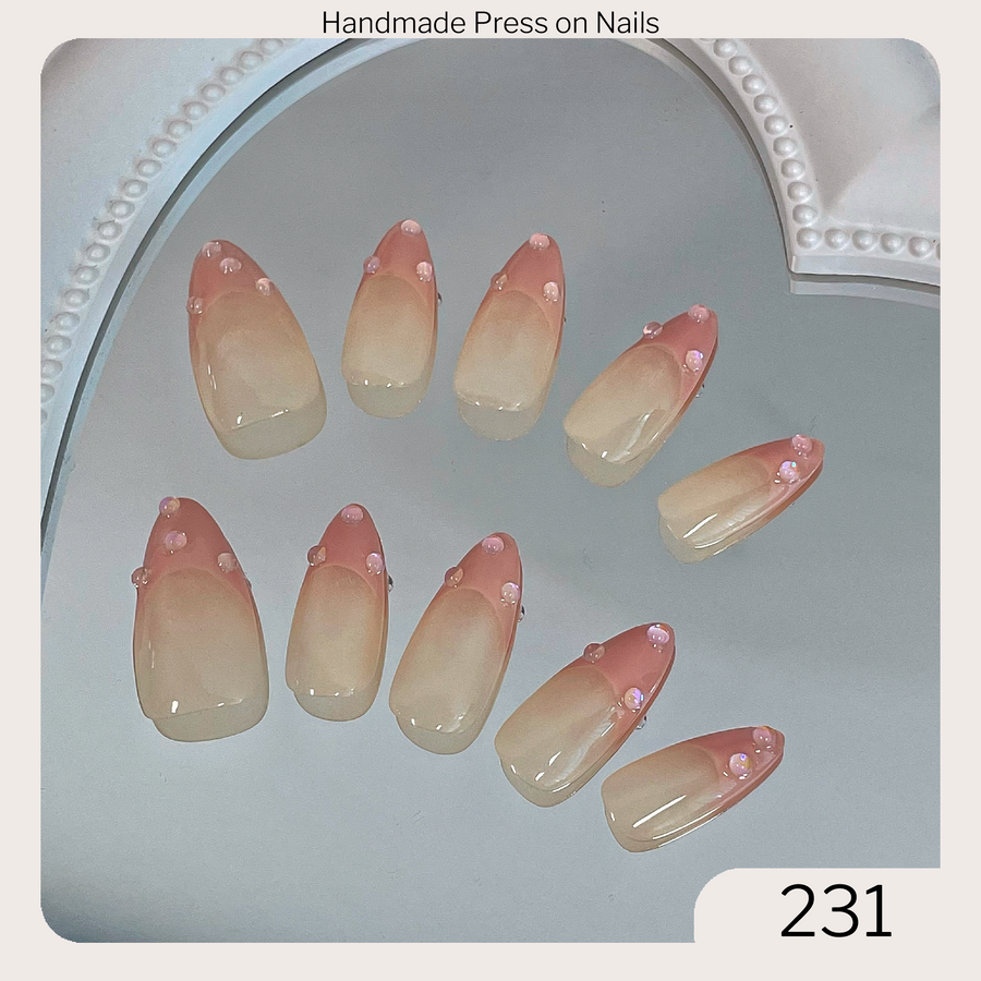 231 Handmade Press on Nails 10pcs