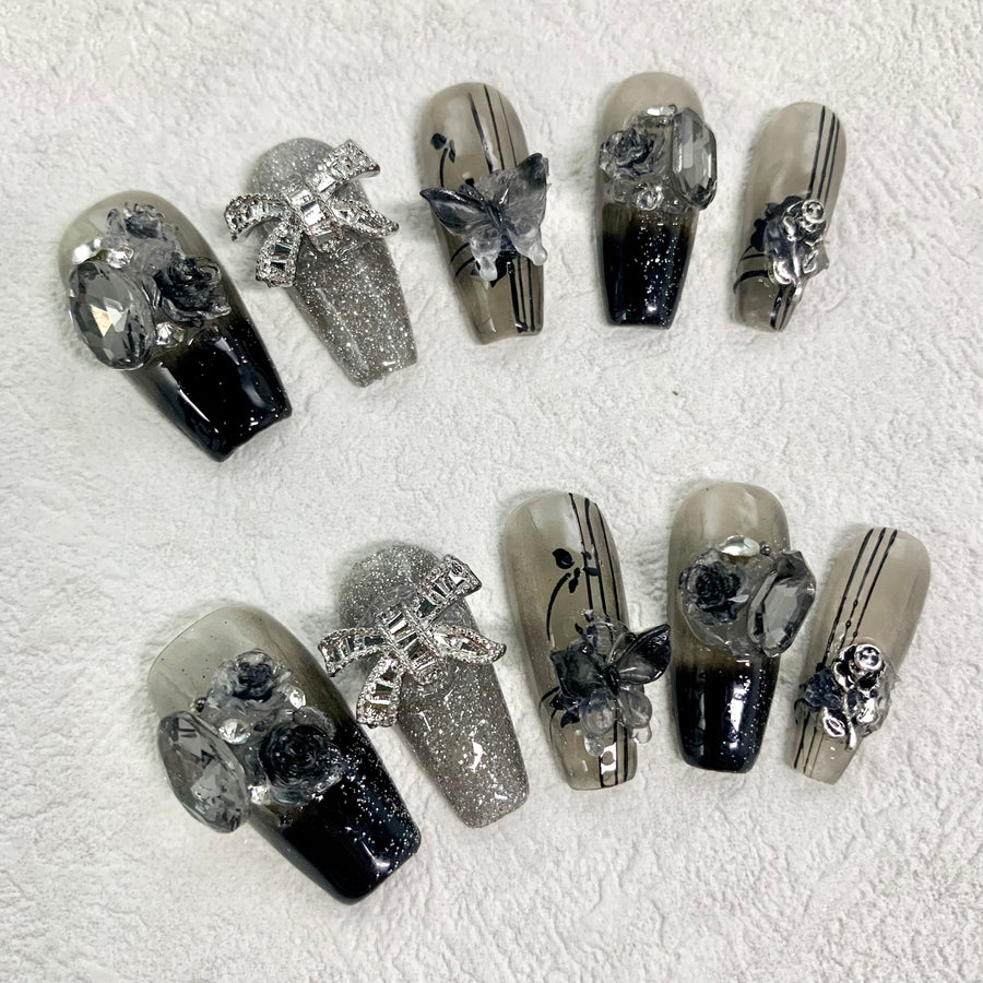 212 Handmade Press on Nails 10pcs