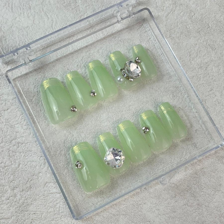 115 Handmade Press on Nails 10pcs