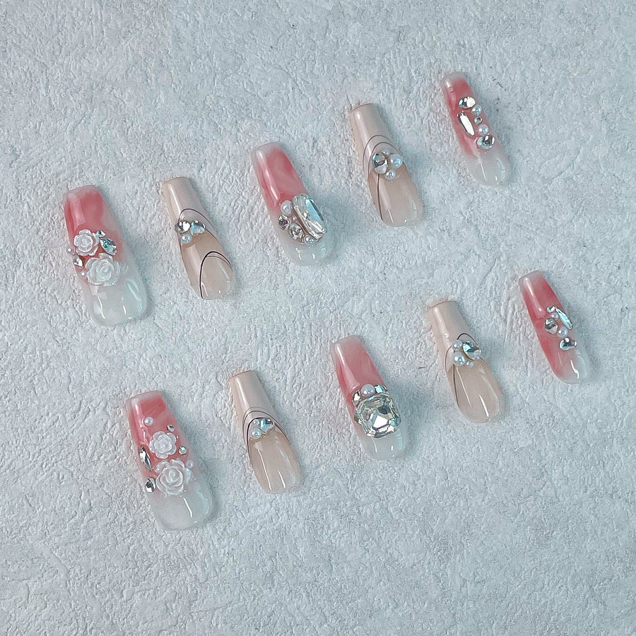 305 Handmade Press on Nails 10pcs