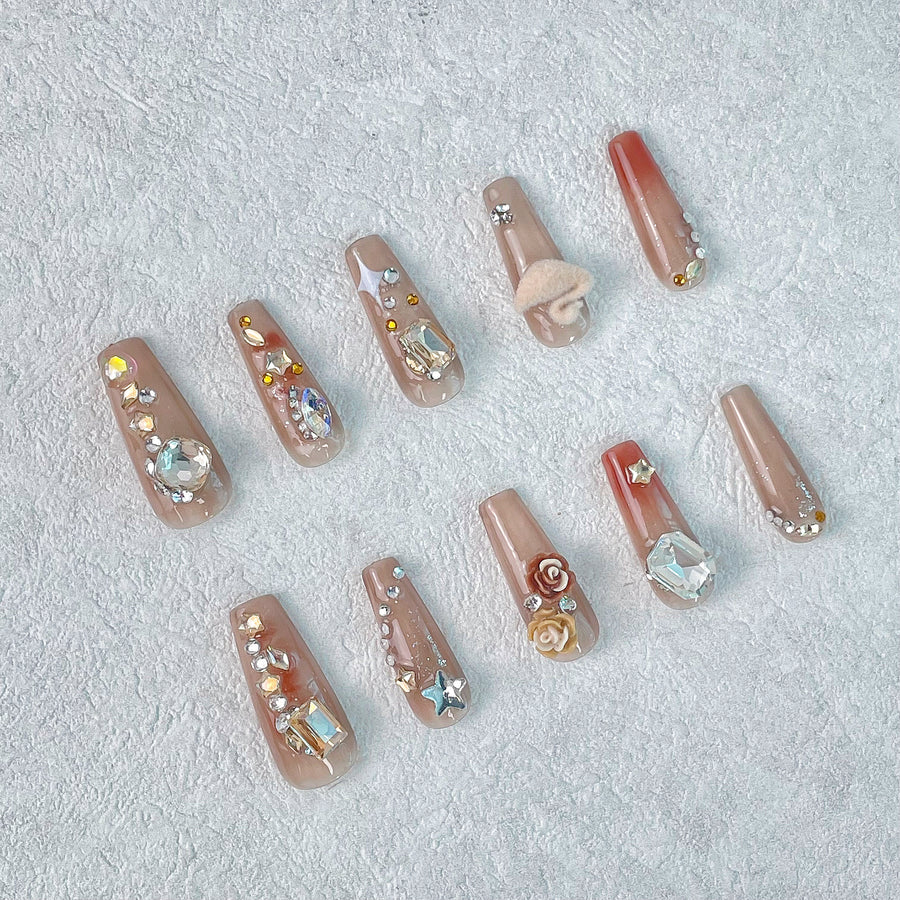 304 Handmade Press on Nails 10pcs