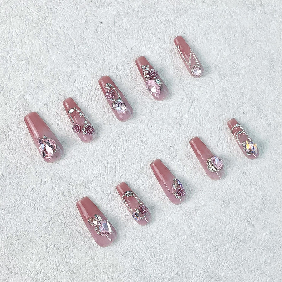 302 Handmade Press on Nails 10pcs