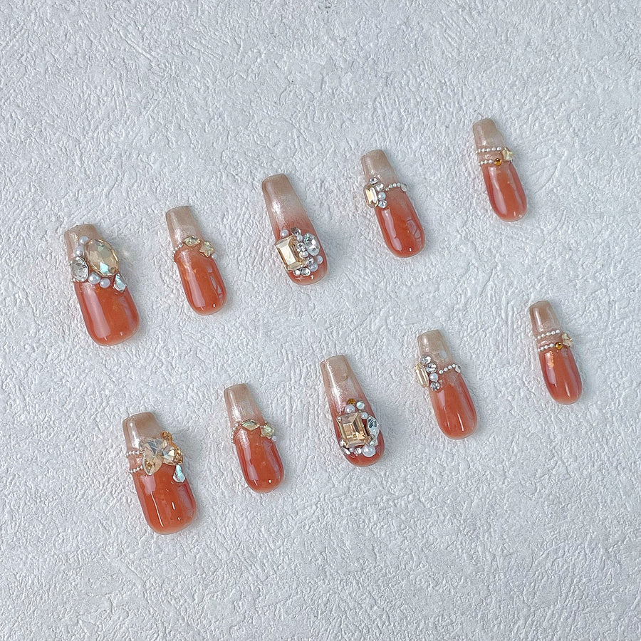 306 Handmade Press on Nails 10pcs