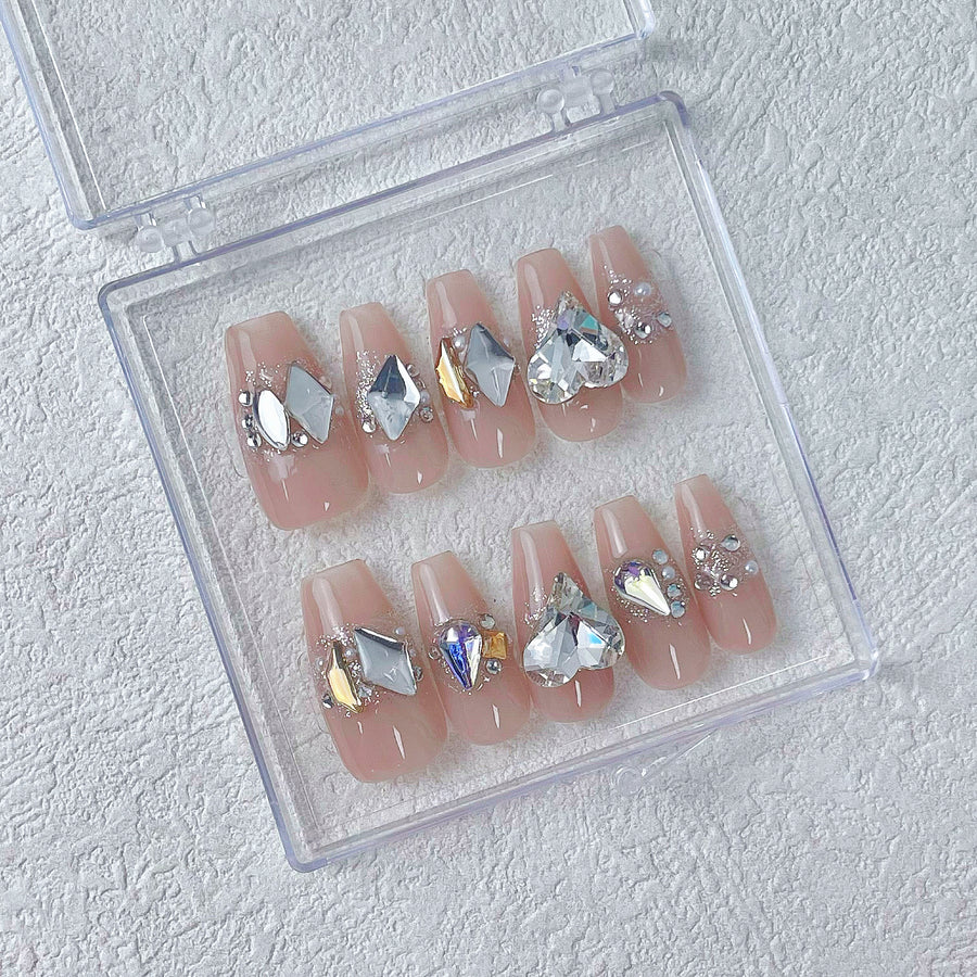 216 Handmade Press on Nails 10pcs