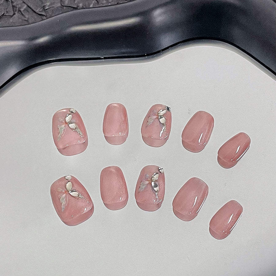 11 Handmade Press on Nails 10pcs