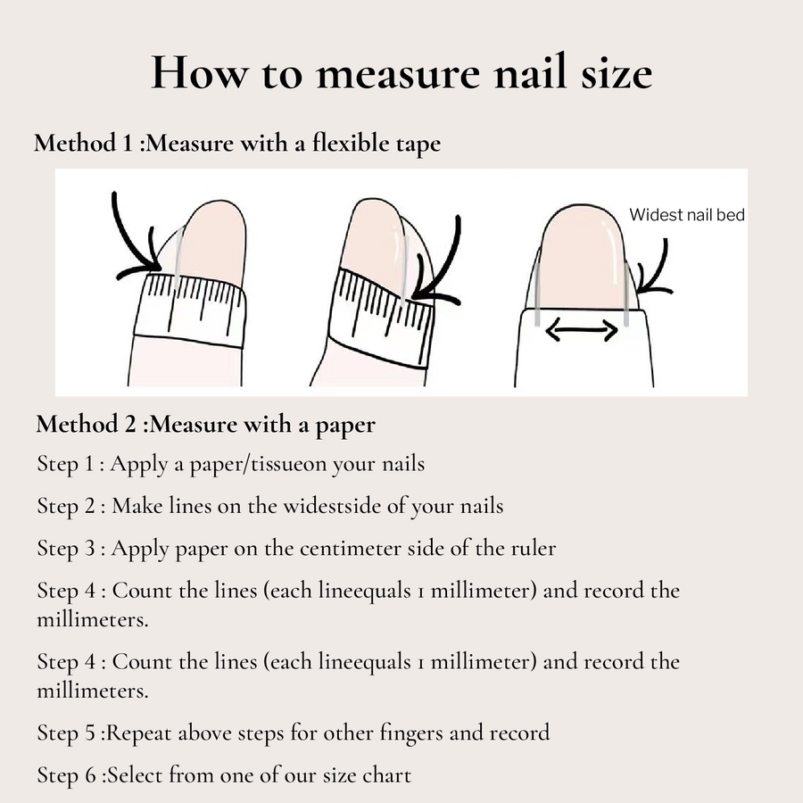 305 Handmade Press on Nails 10pcs