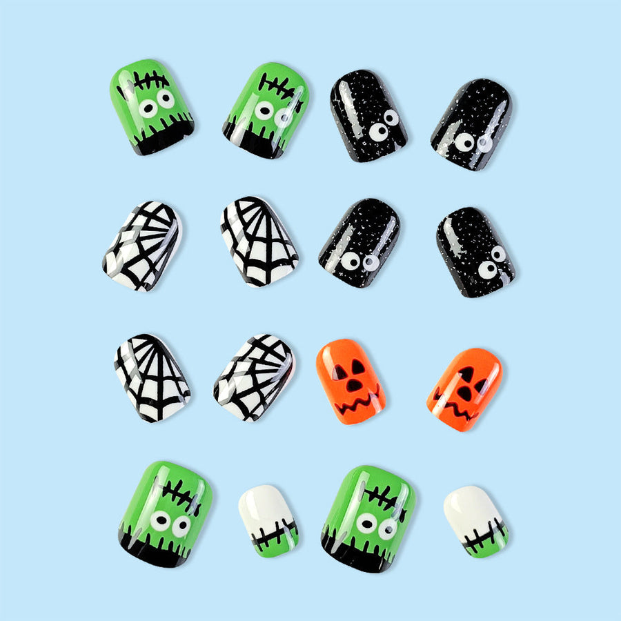 [204]24Pcs Press on Nails & Tool Kit Halloween Nail