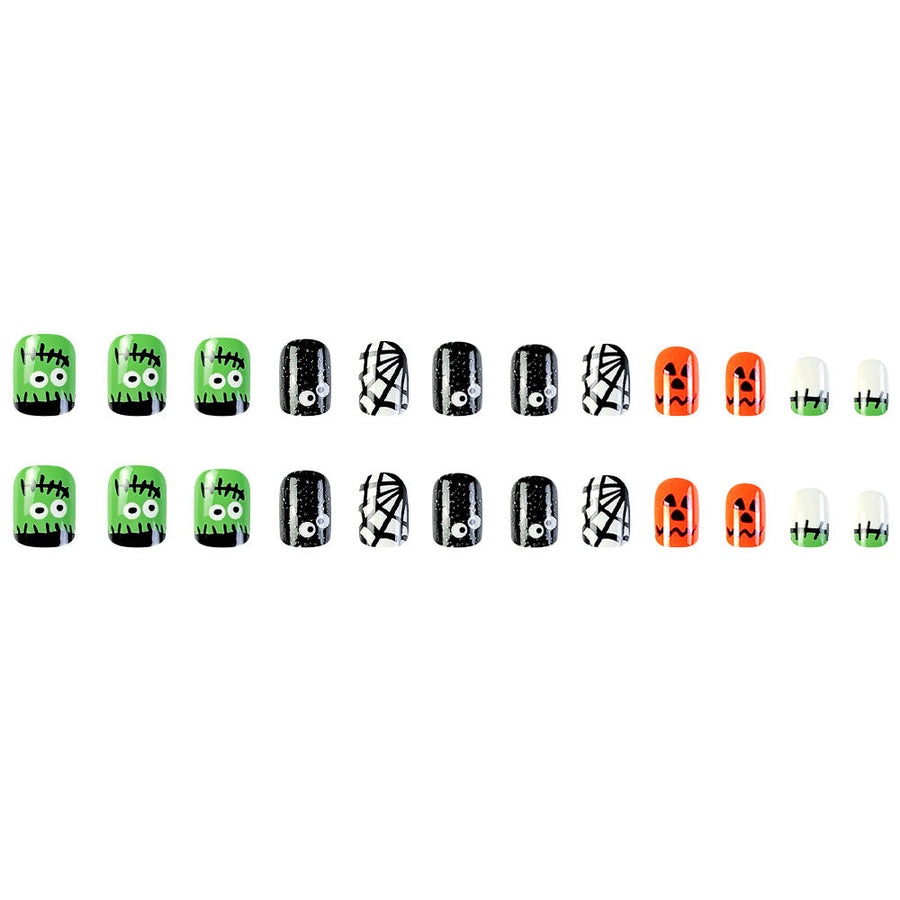 [204]24Pcs Press on Nails & Tool Kit Halloween Nail