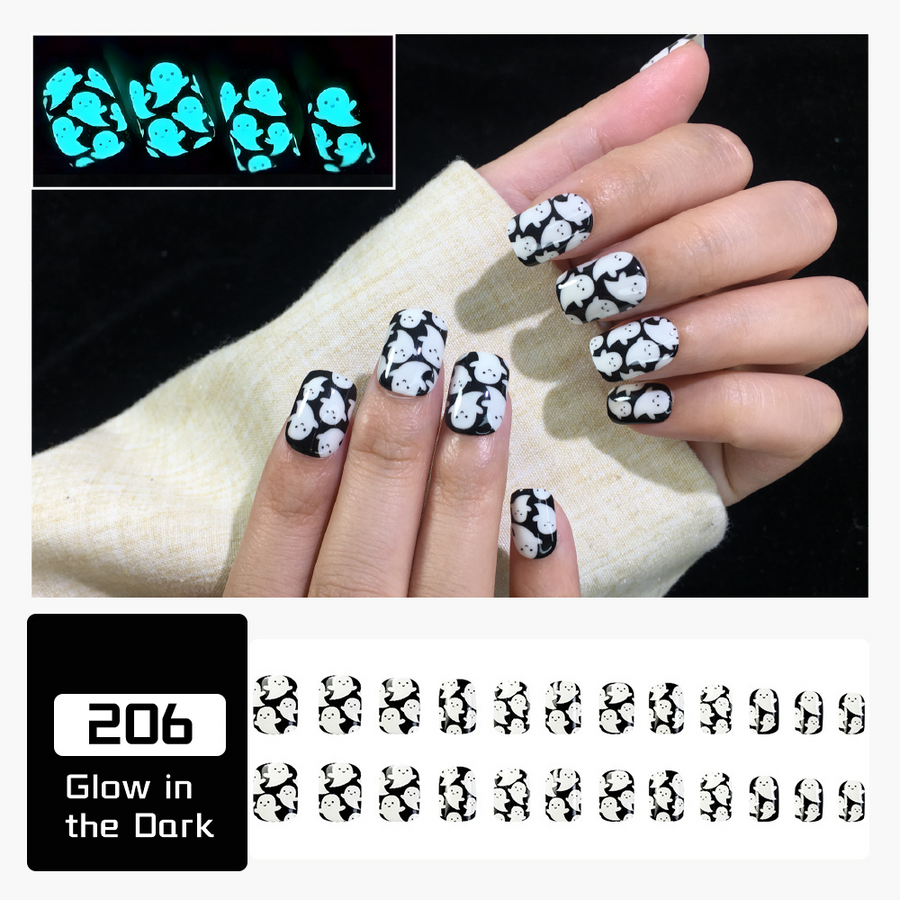 [206]24Pcs Press on Nails & Tool Kit