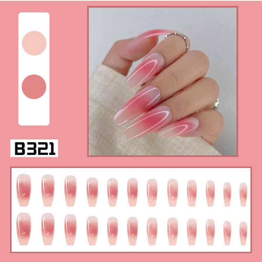 [321]24Pcs Press on Nails & Tool Kit